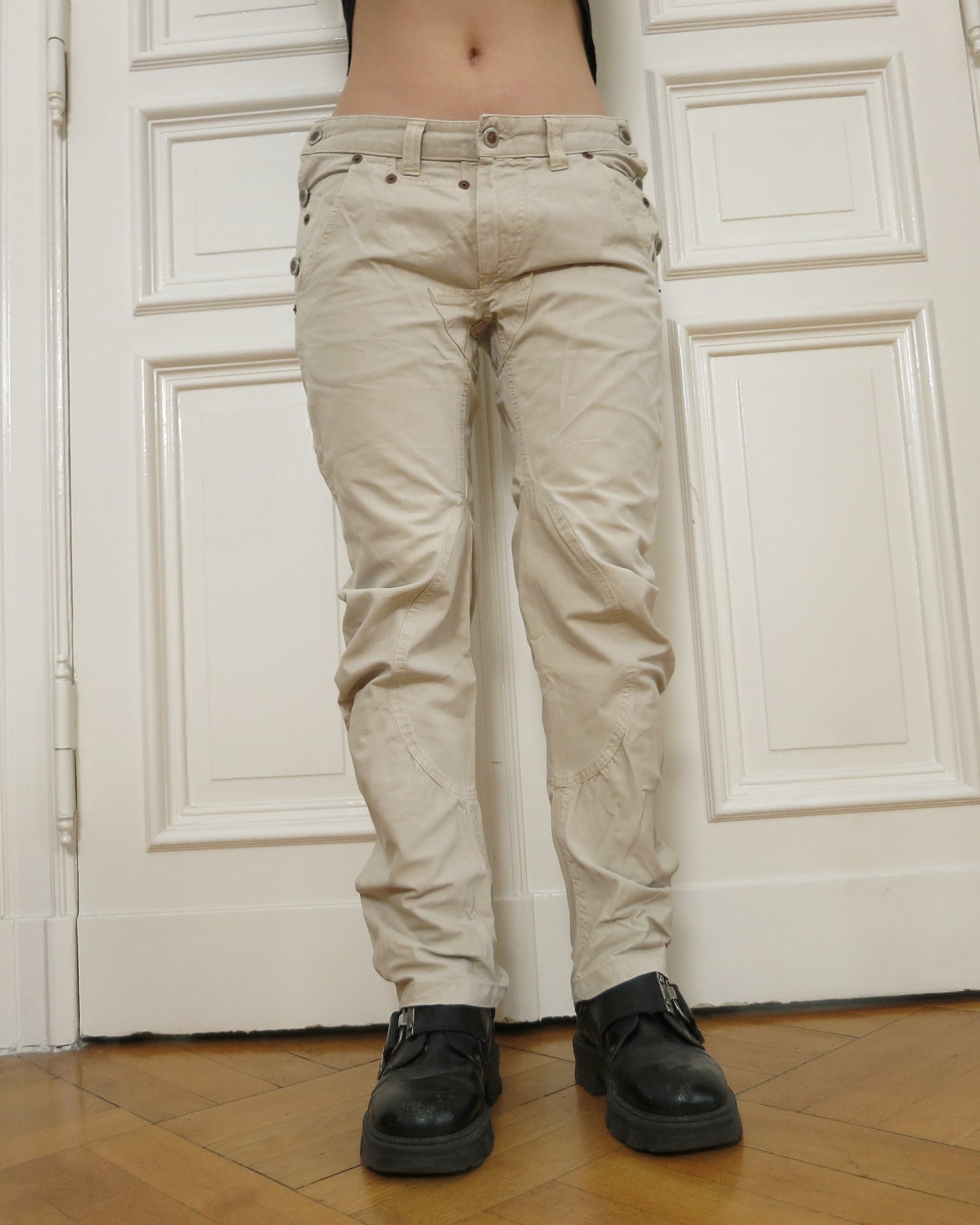 Andrew Mackenzie deconstructed pants