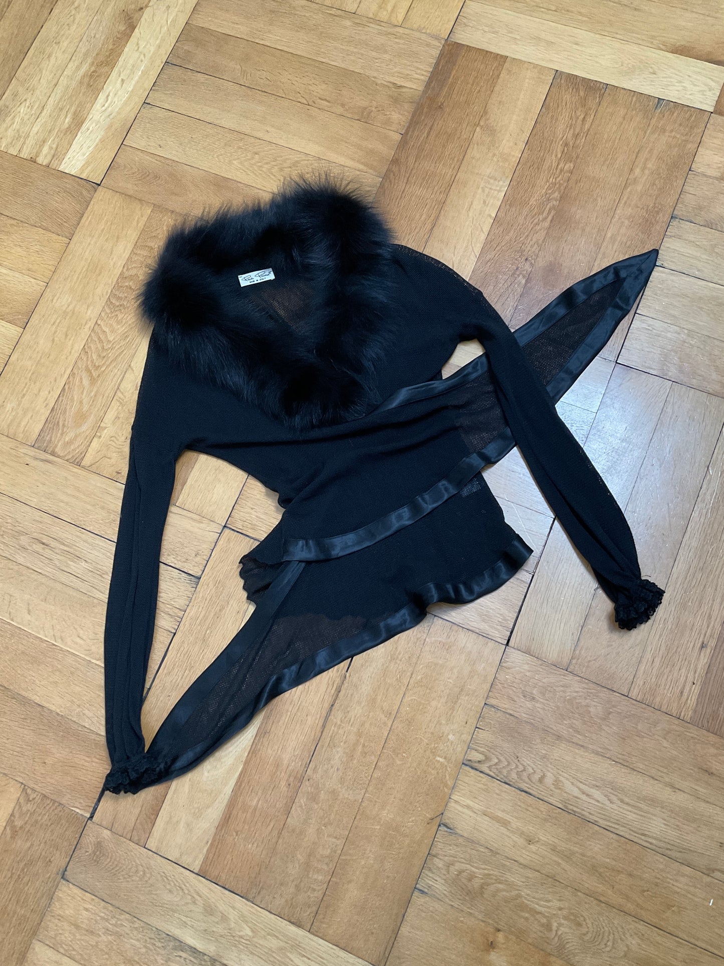 Furry cardigan