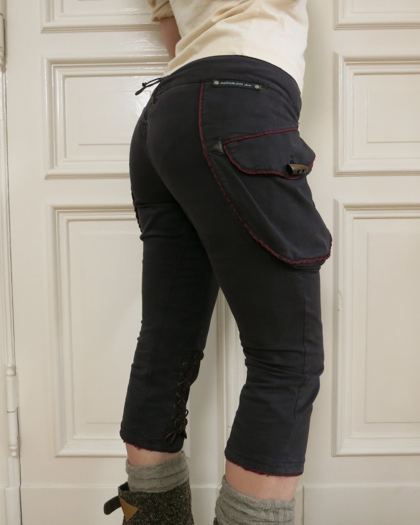 Pirate pants with lacing