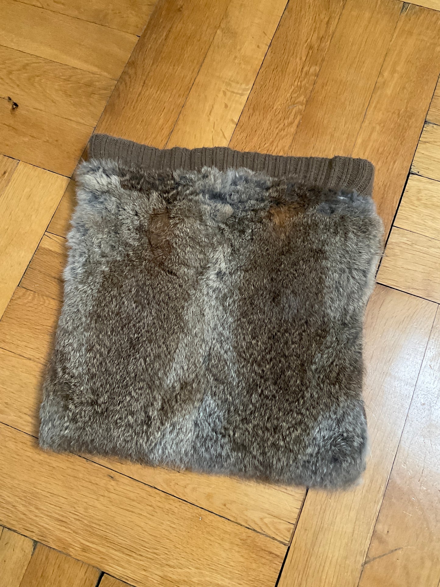 Fur tube top