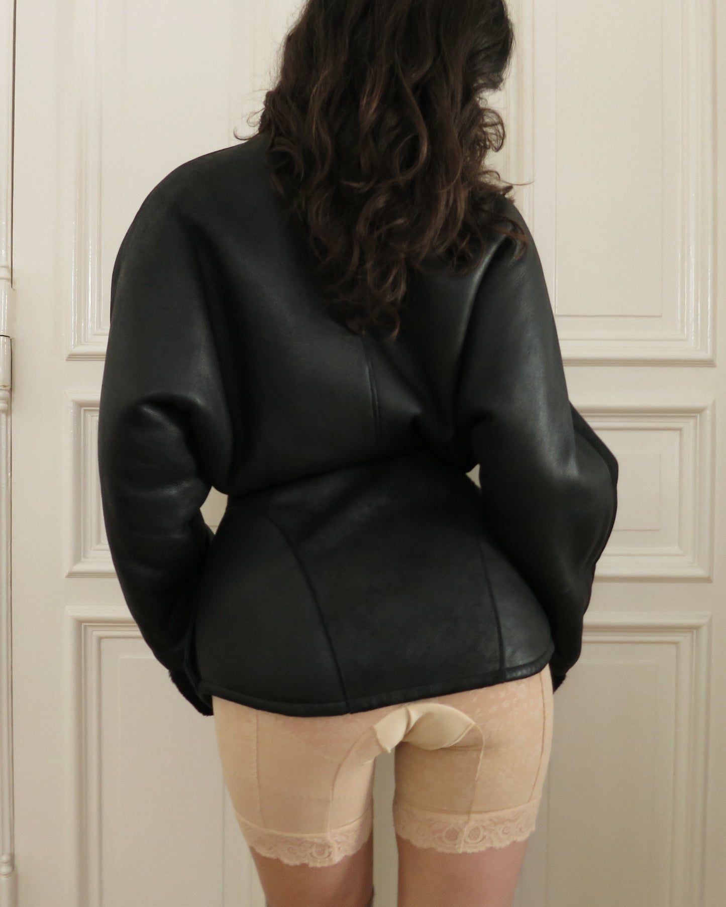 Vintage Thierry Mugler shearling jacket