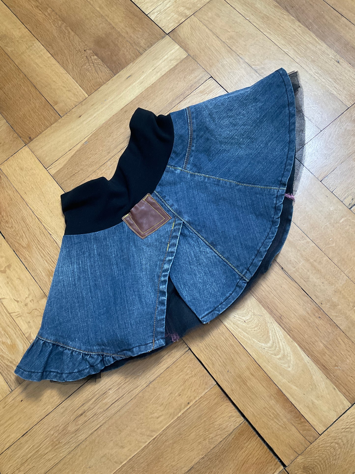 Denim tutu skirt
