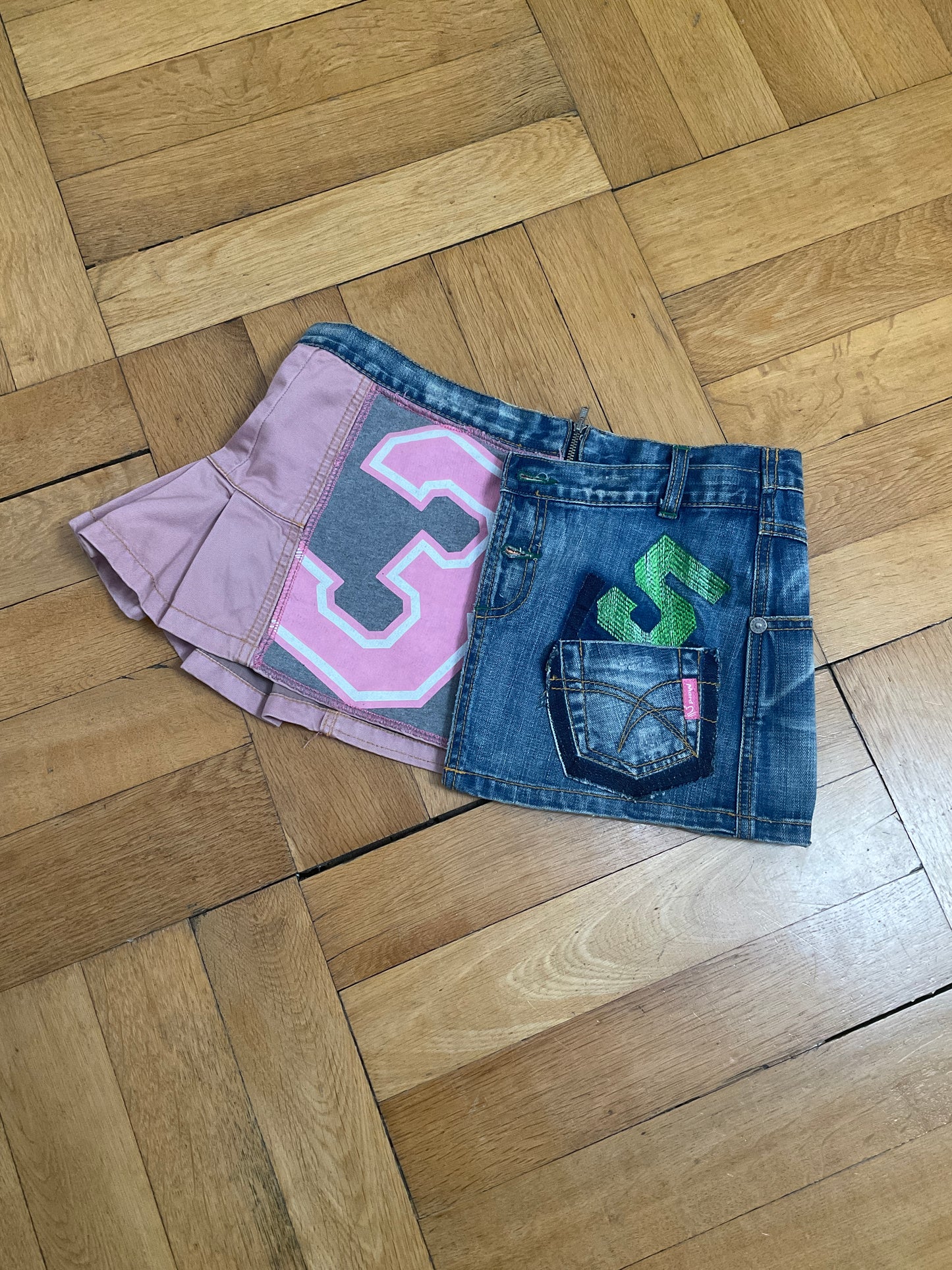 Denim miniskirt