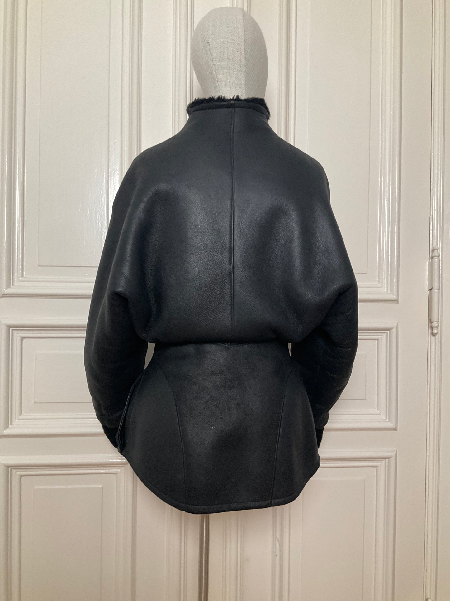Vintage Thierry Mugler shearling jacket