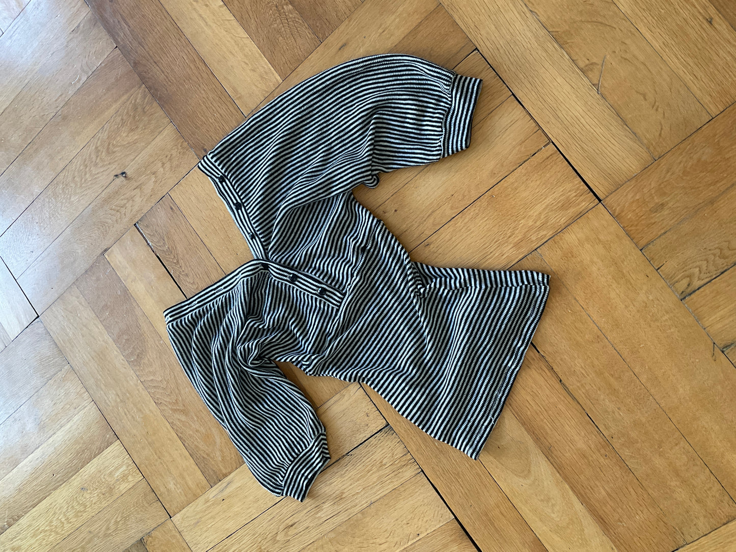 Striped knit t-shirt