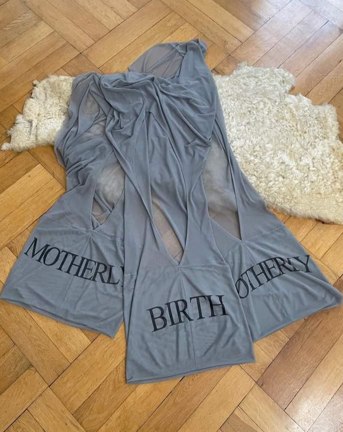 ex-myszka "motherly" embryo dress
