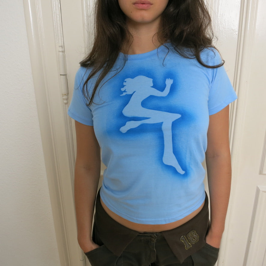 J'adorable Basics ~ baby blue sleepyheads t-shirt