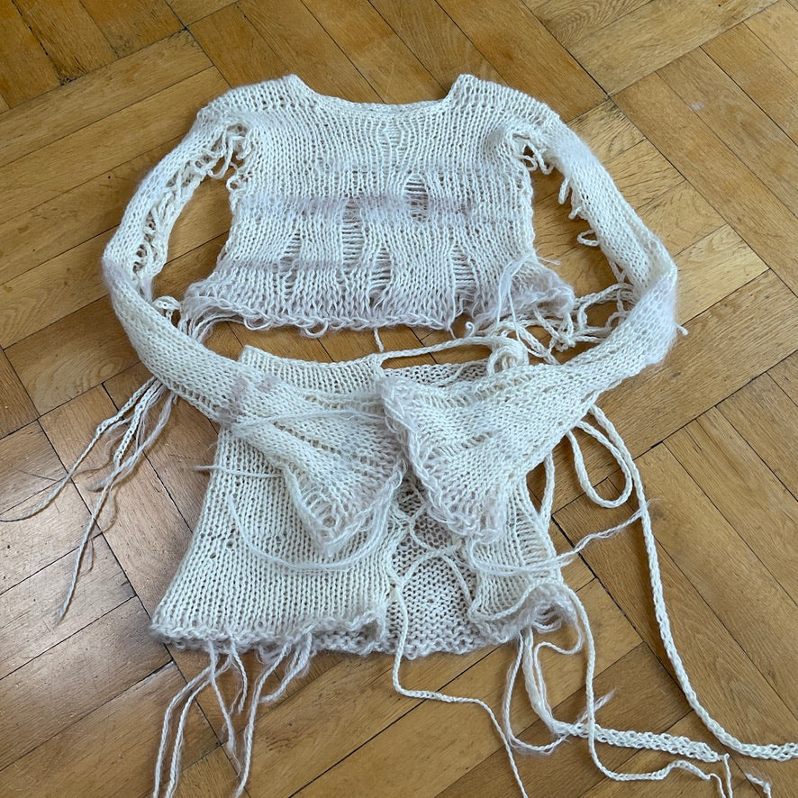 Sol Runa ~ sheep's wool and mohair set