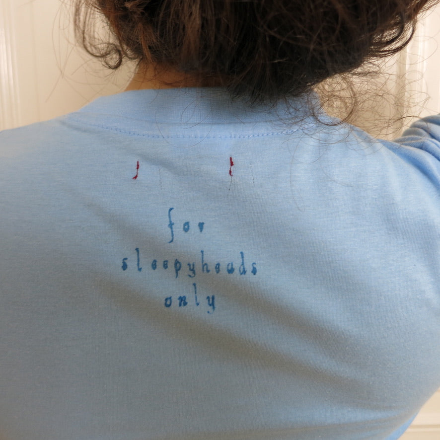 J'adorable Basics ~ baby blue sleepyheads t-shirt