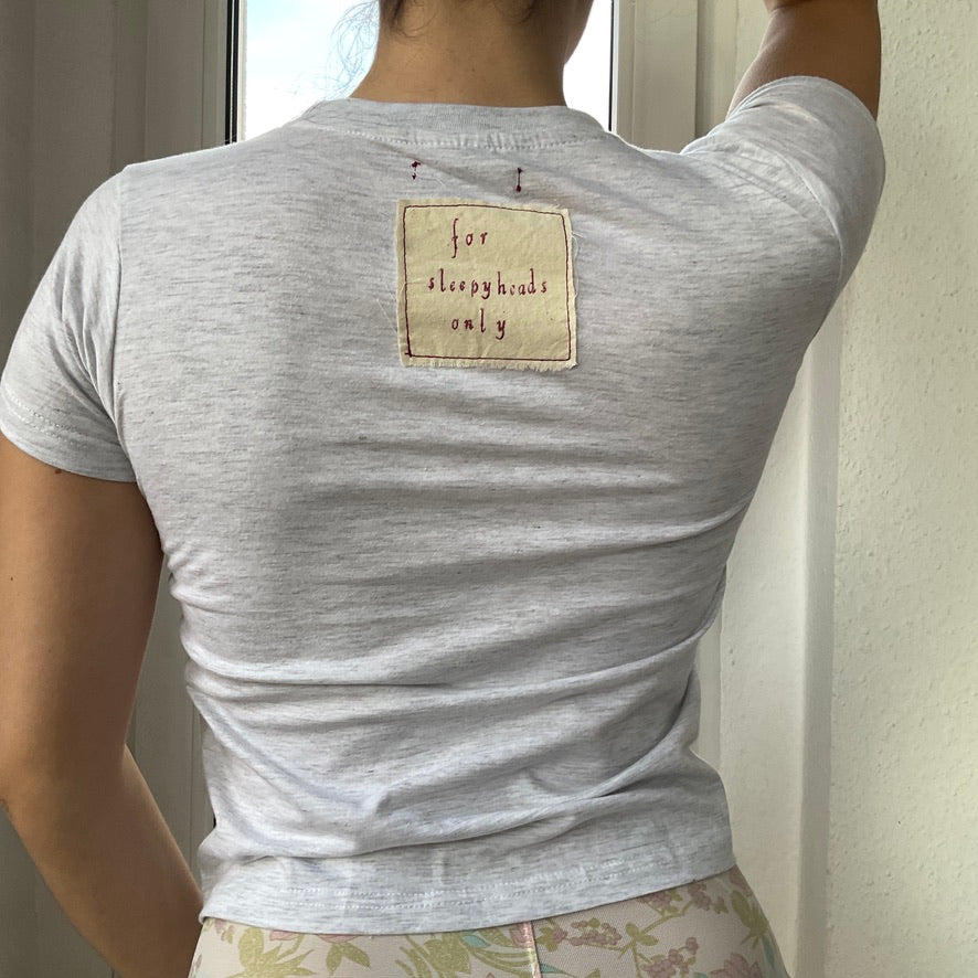 J'adorable Basics ~ ash grey sleepyheads t-shirt