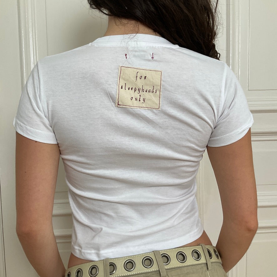 J'adorable Basics ~ white sleepyheads t-shirt