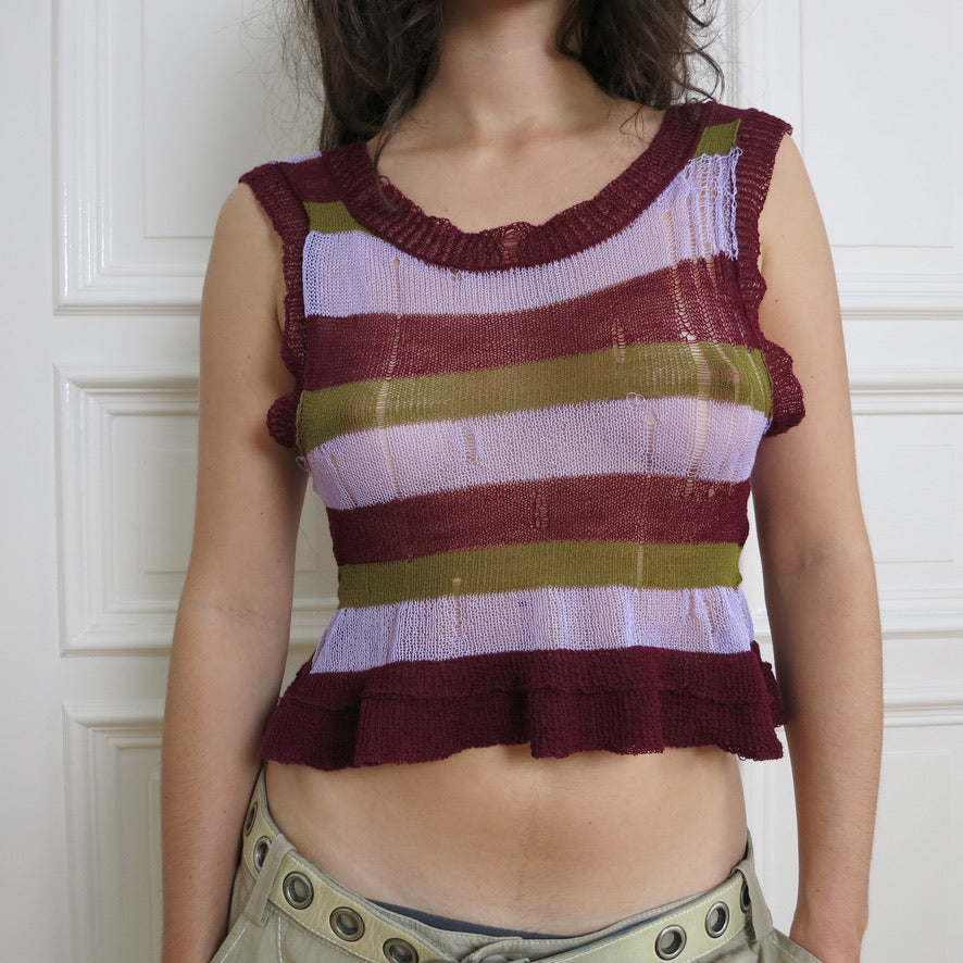eithne padraigin ni bhraonain ~ ruby emerald amethyst tank top