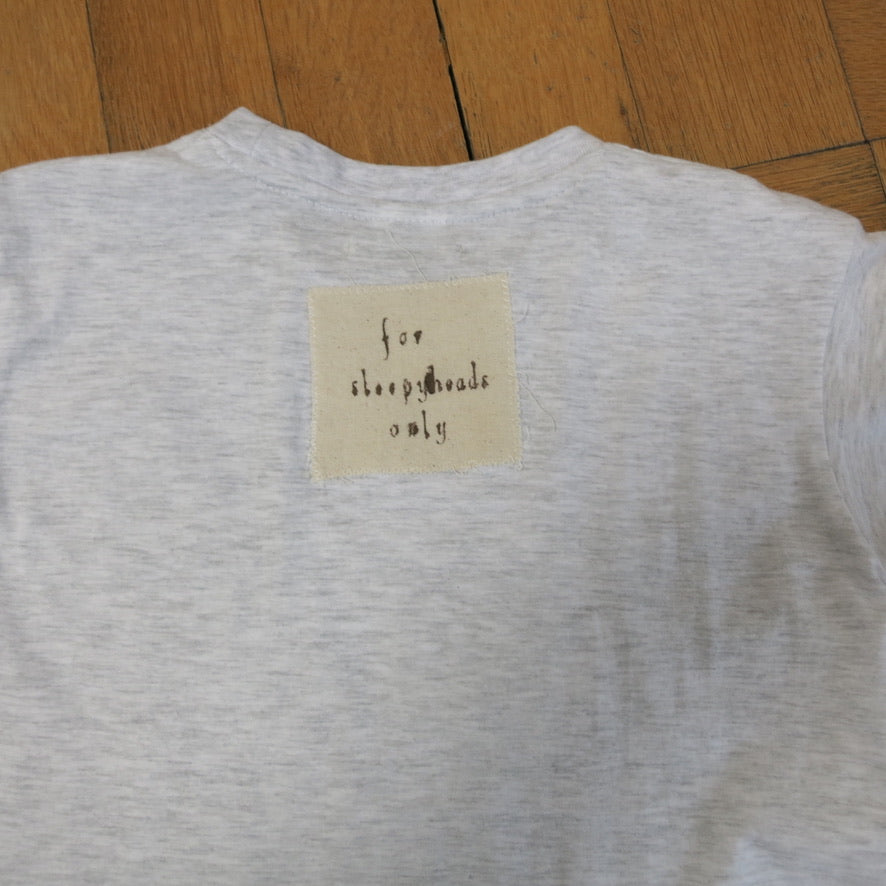 J'adorable Basics ~ grey sleepy bunnies t-shirt