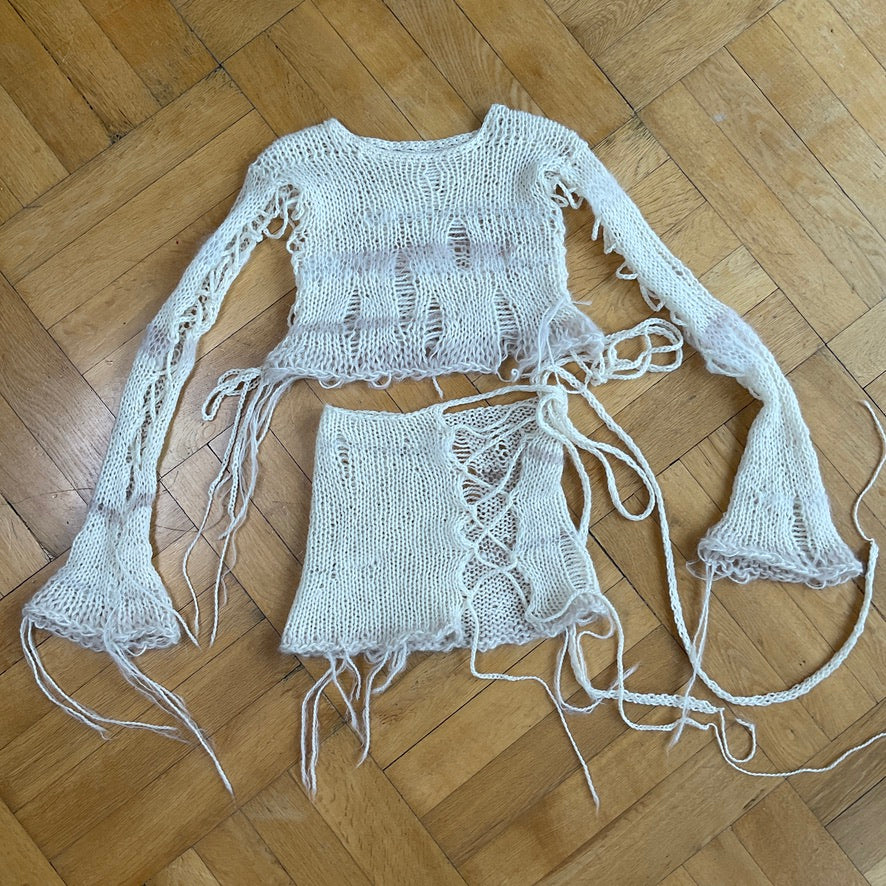 Sol Runa ~ sheep's wool and mohair set