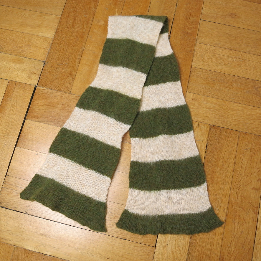 eithne padraigin ni bhraonain ~ striped mohair scarf