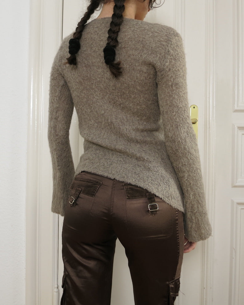 Brown fluffy longsleeve