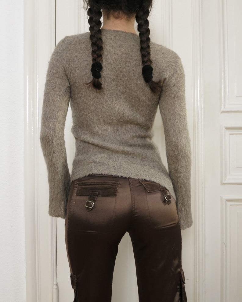 Brown fluffy longsleeve
