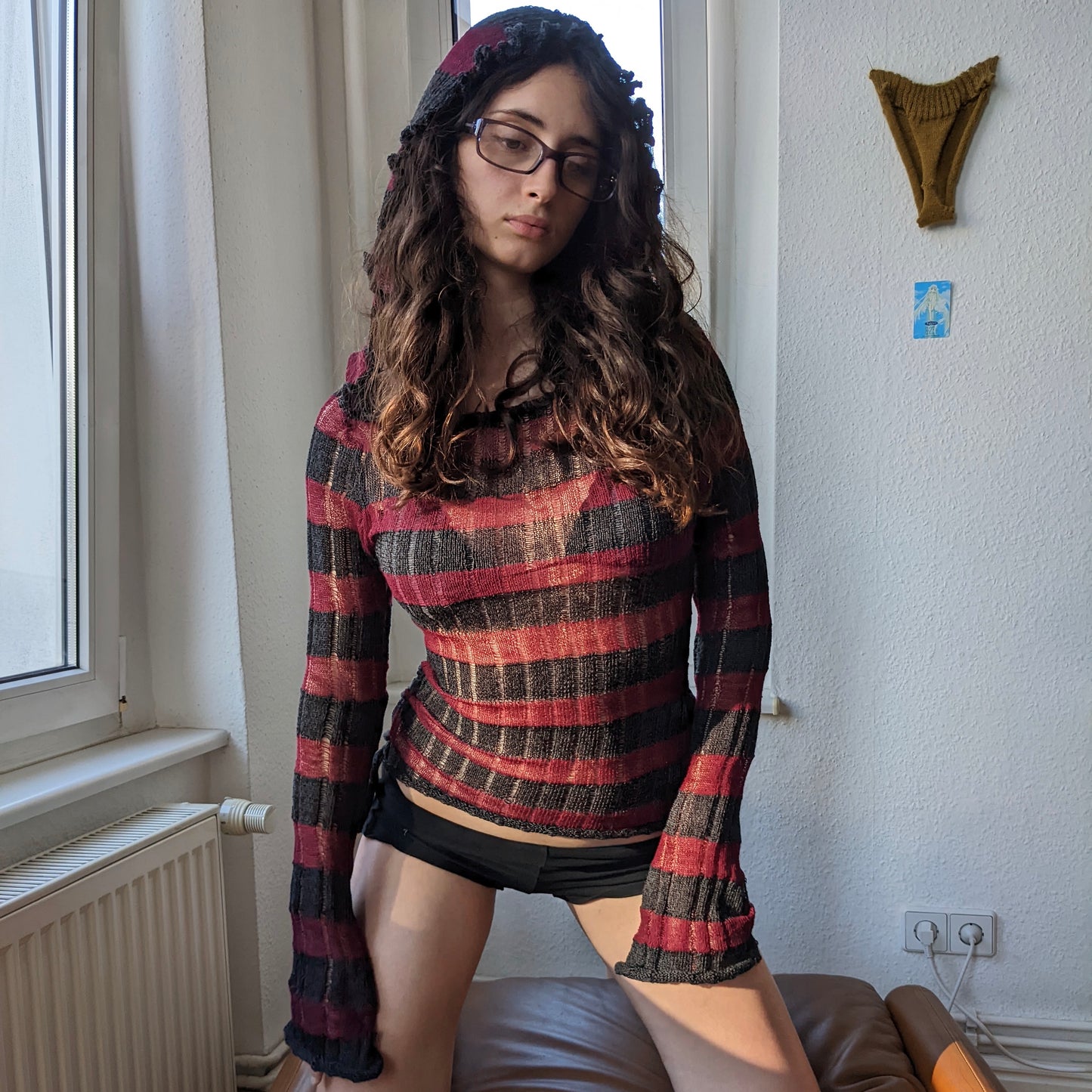 eithne padraigin ni bhraonain ~ emotional knit hoodie
