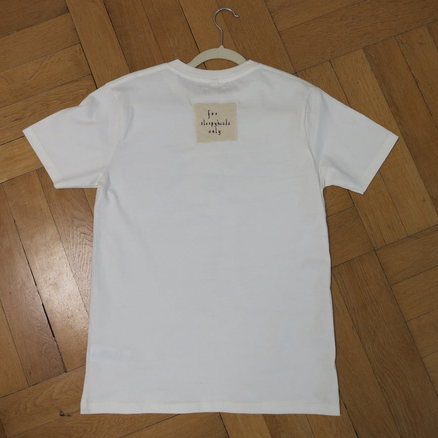 J'adorable Basics ~ organic sleepyheads t-shirt in white mist