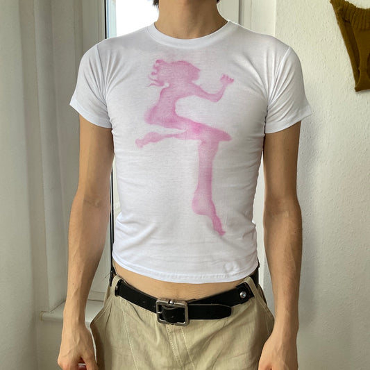 J'adorable Basics ~ pink on white sleepyheads t-shirt