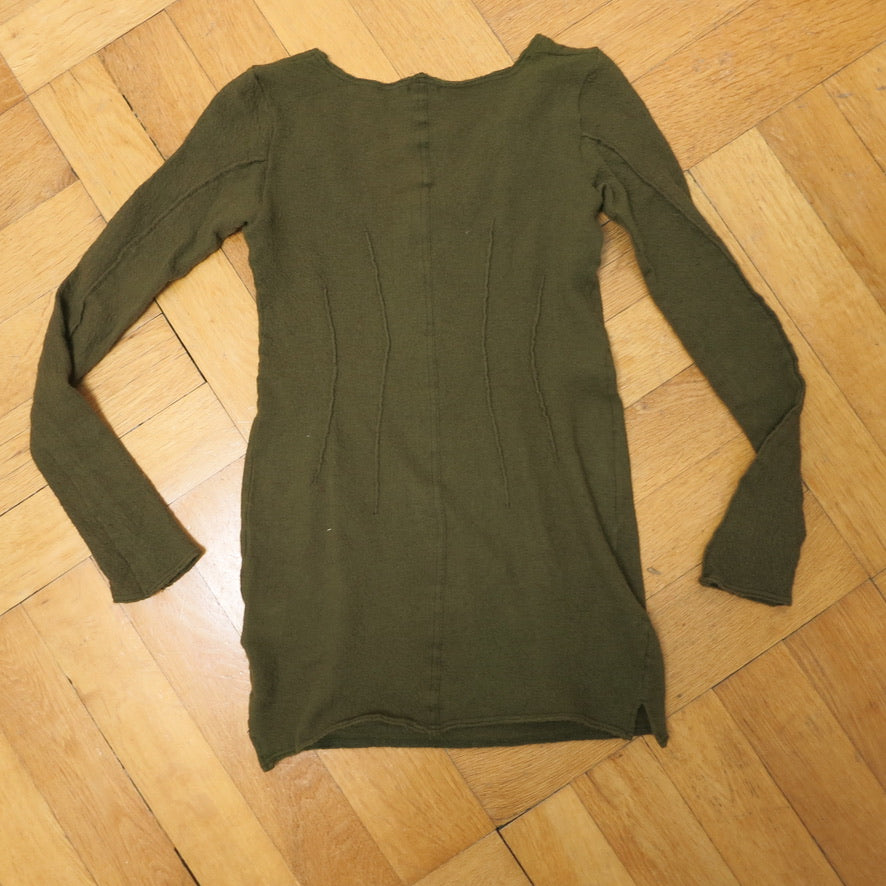 Masculo green wool longsleeve