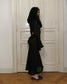 eithne padraigin ni bhraonain ~ black mohair dress