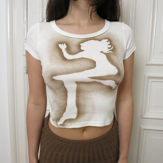 J'adorable Basics ~ cropped sleepyheads t-shirt