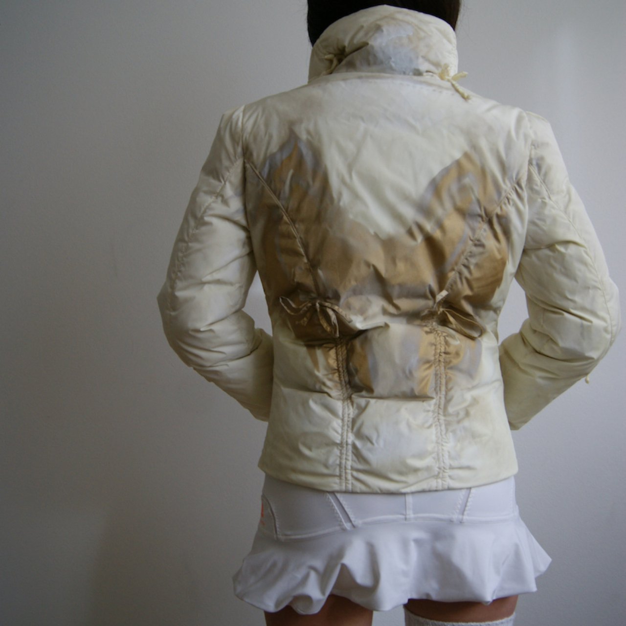 Blumarine upcycled puffer