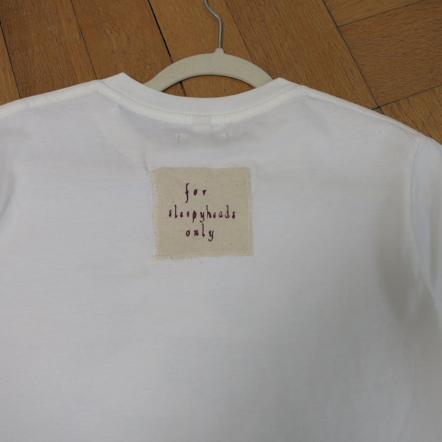 J'adorable Basics ~ organic sleepyheads t-shirt in white mist