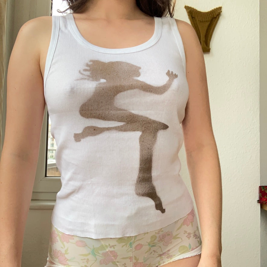 J'adorable Basics ~ cropped sleepyheads tank