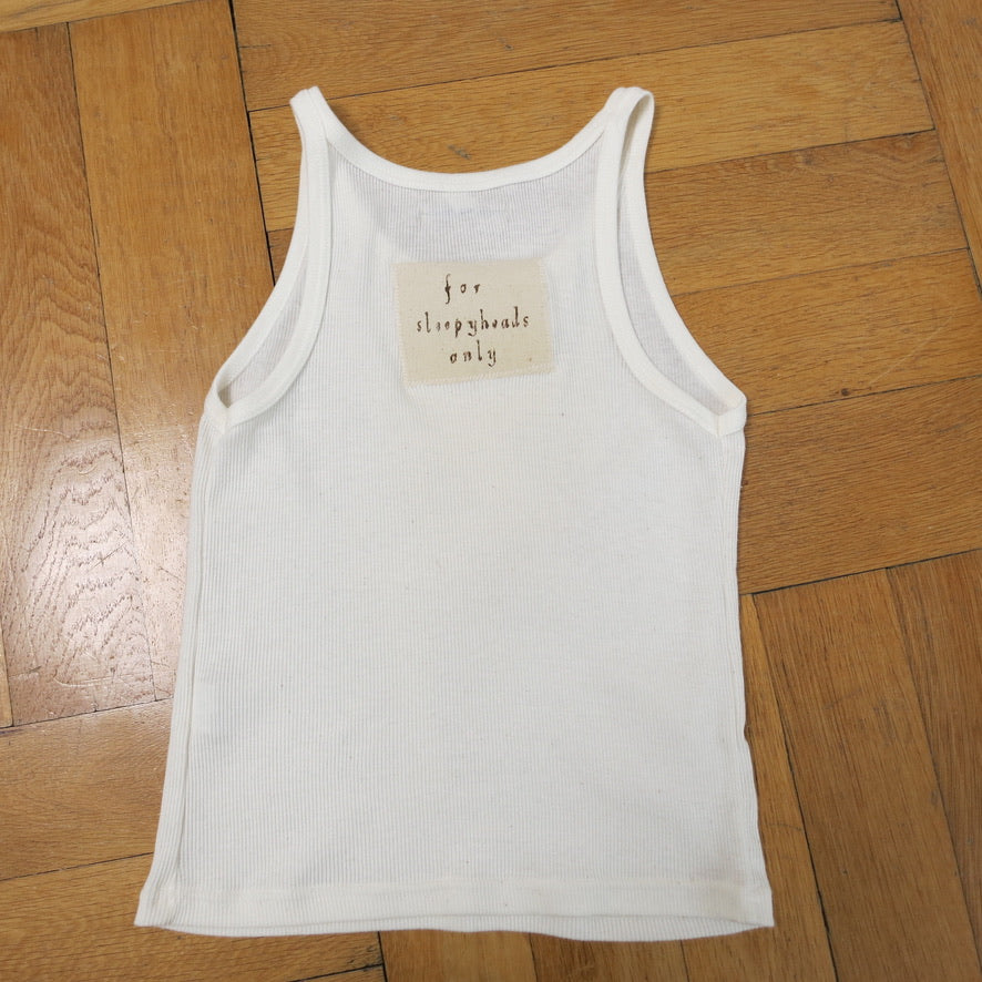 J'adorable Basics ~ cropped sleepyheads tank top