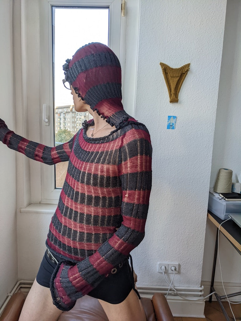 eithne padraigin ni bhraonain ~ emotional knit hoodie