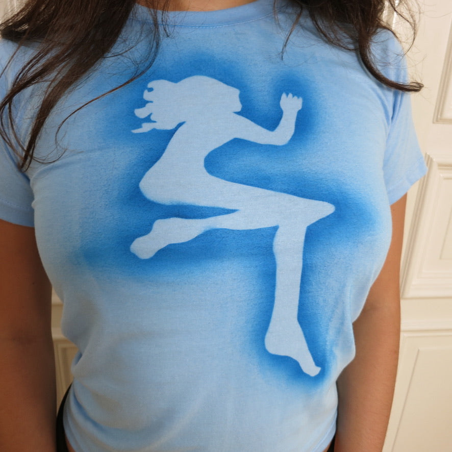 J'adorable Basics ~ baby blue sleepyheads t-shirt