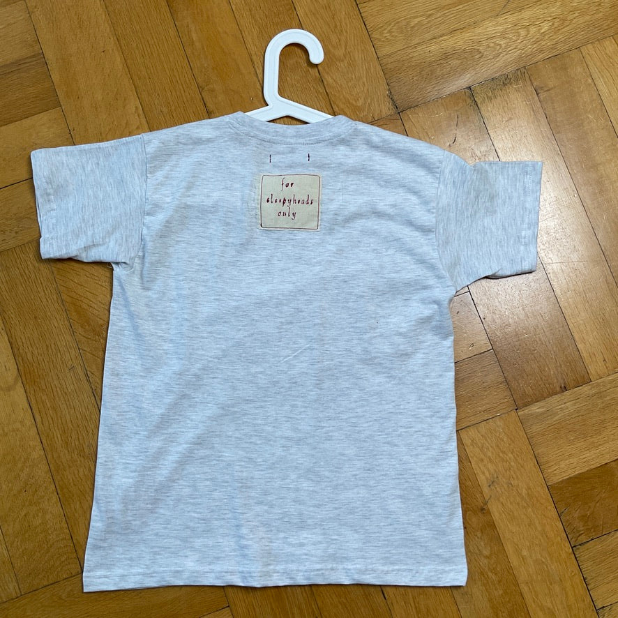 J'adorable Basics ~ pink on grey sleepyheads t-shirt