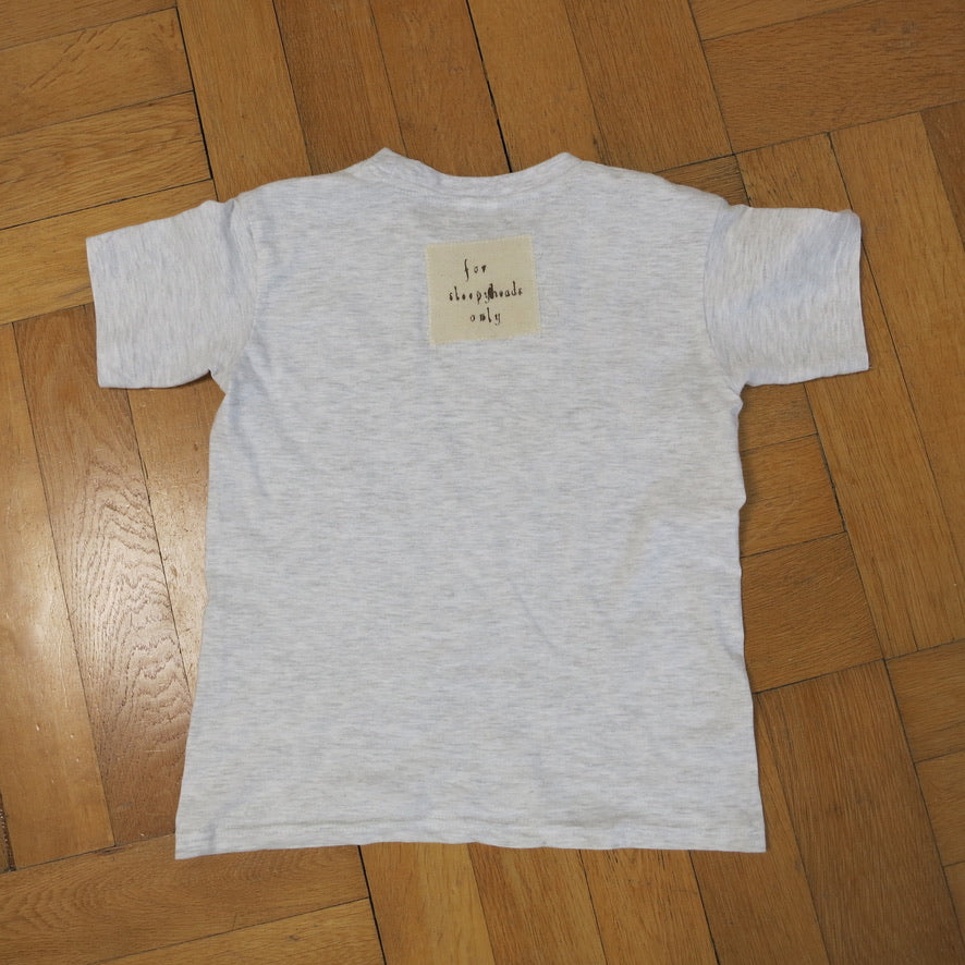 J'adorable Basics ~ grey sleepy bunnies t-shirt