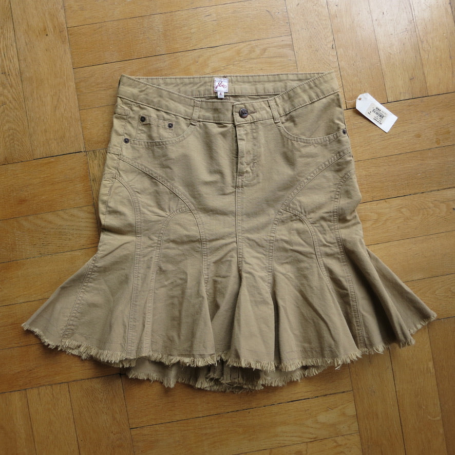 Flared midiskirt