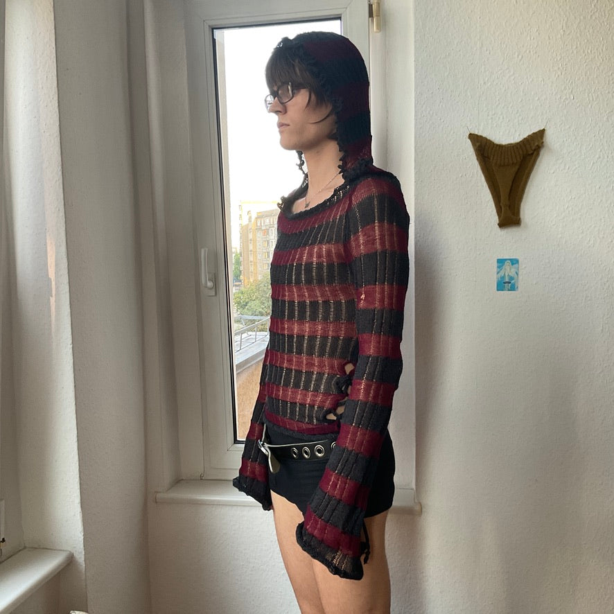eithne padraigin ni bhraonain ~ emotional knit hoodie
