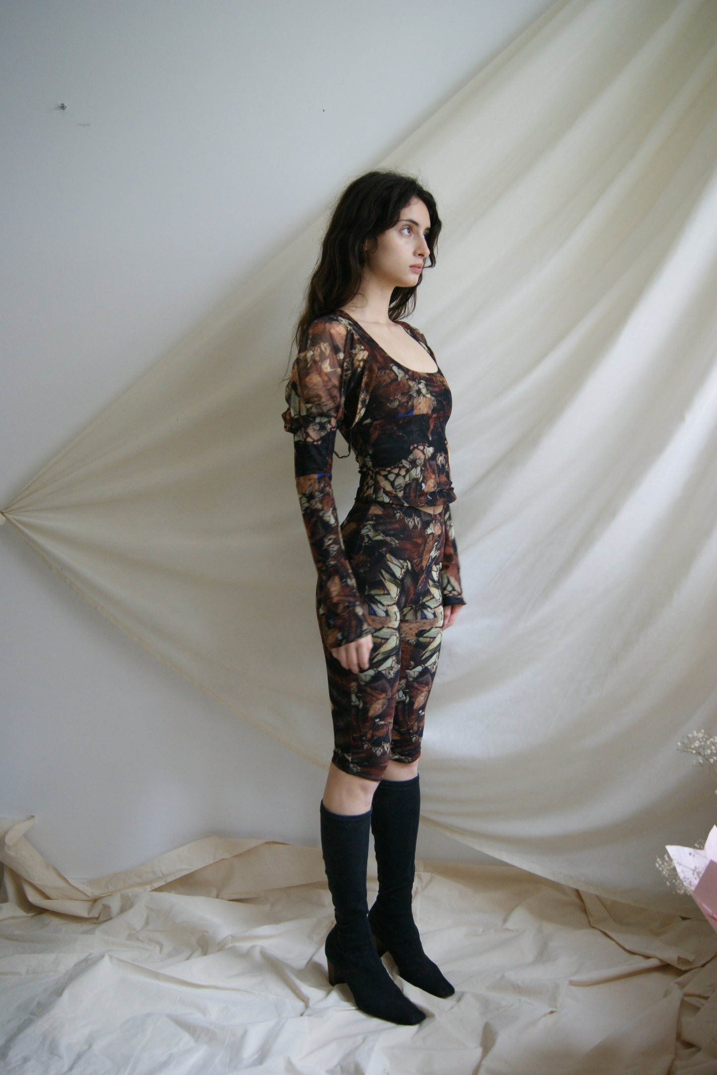Double-layered Knee Length Leggings