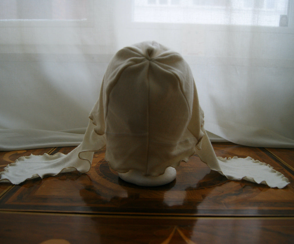 Angora orchid bonnet no. xiv