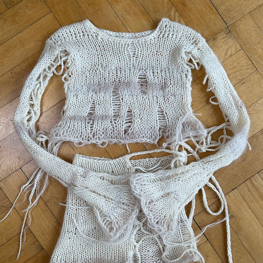 Sol Runa ~ sheep's wool and mohair set