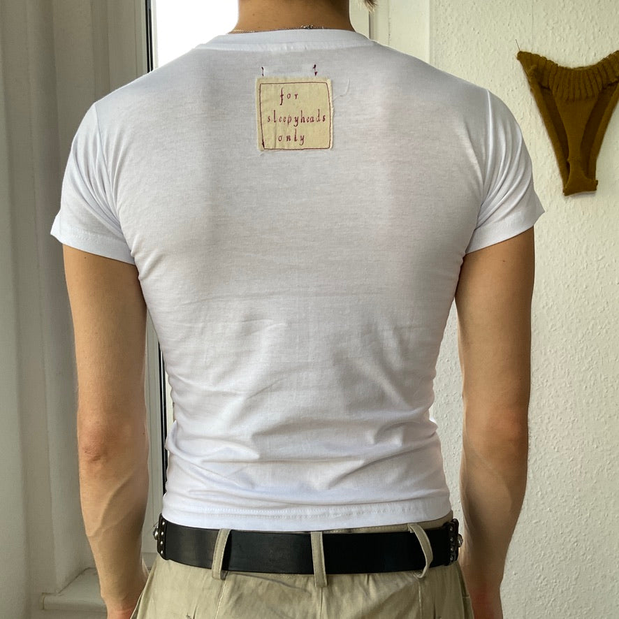 J'adorable Basics ~ pink on white sleepyheads t-shirt