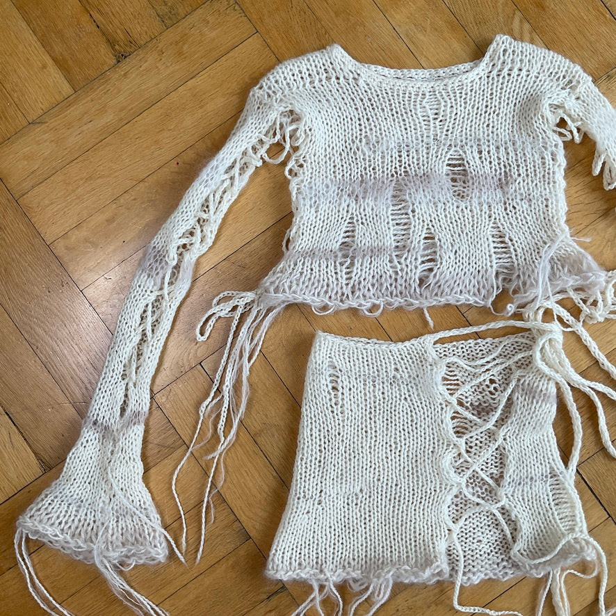 Sol Runa ~ sheep's wool and mohair set