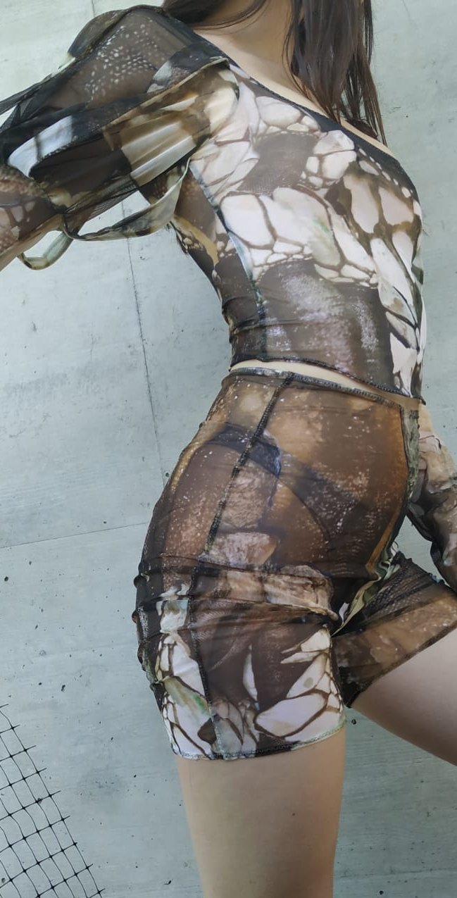 Single-layered bike shorts, size M