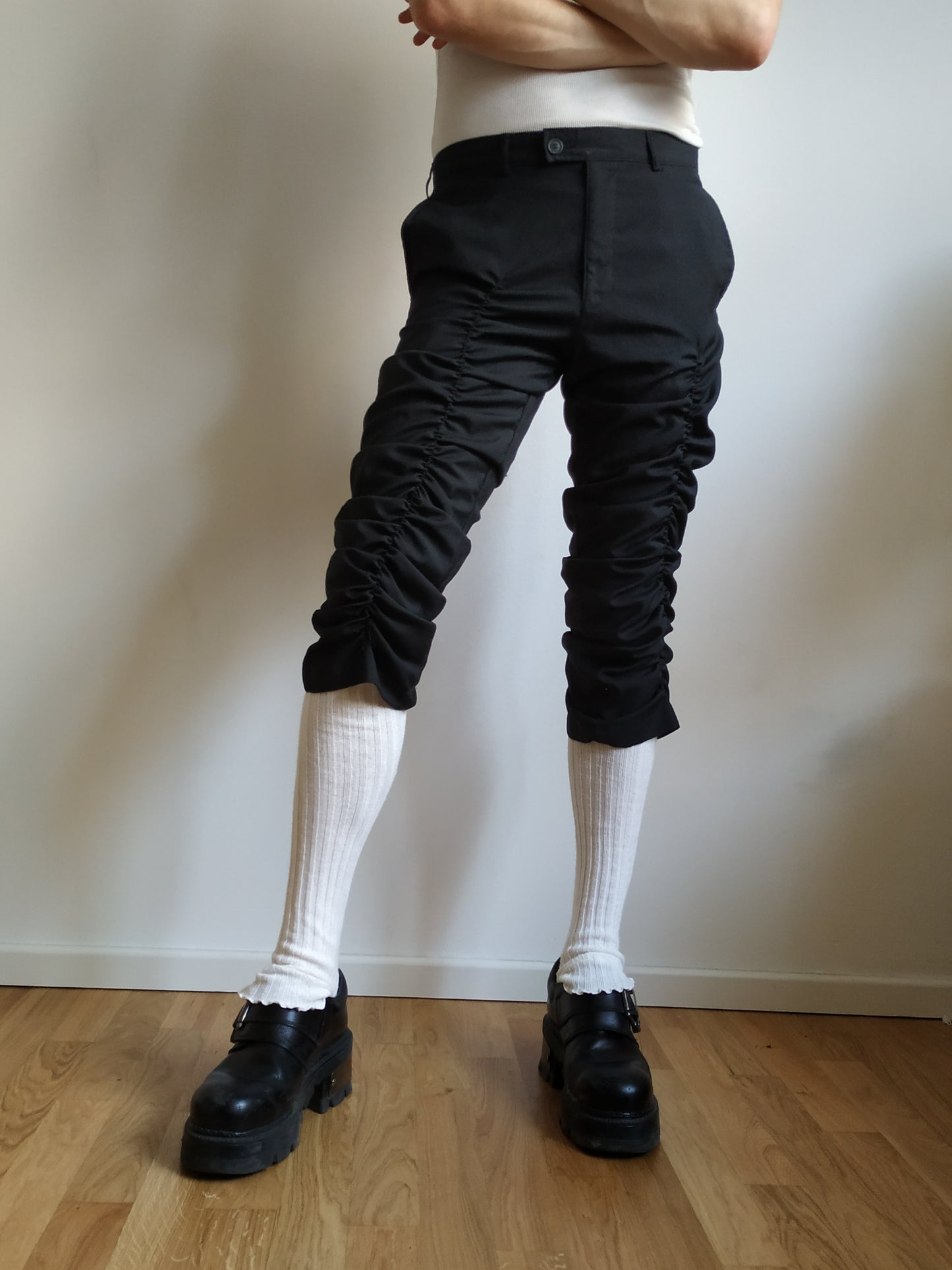 Upcycled Gathered Pants