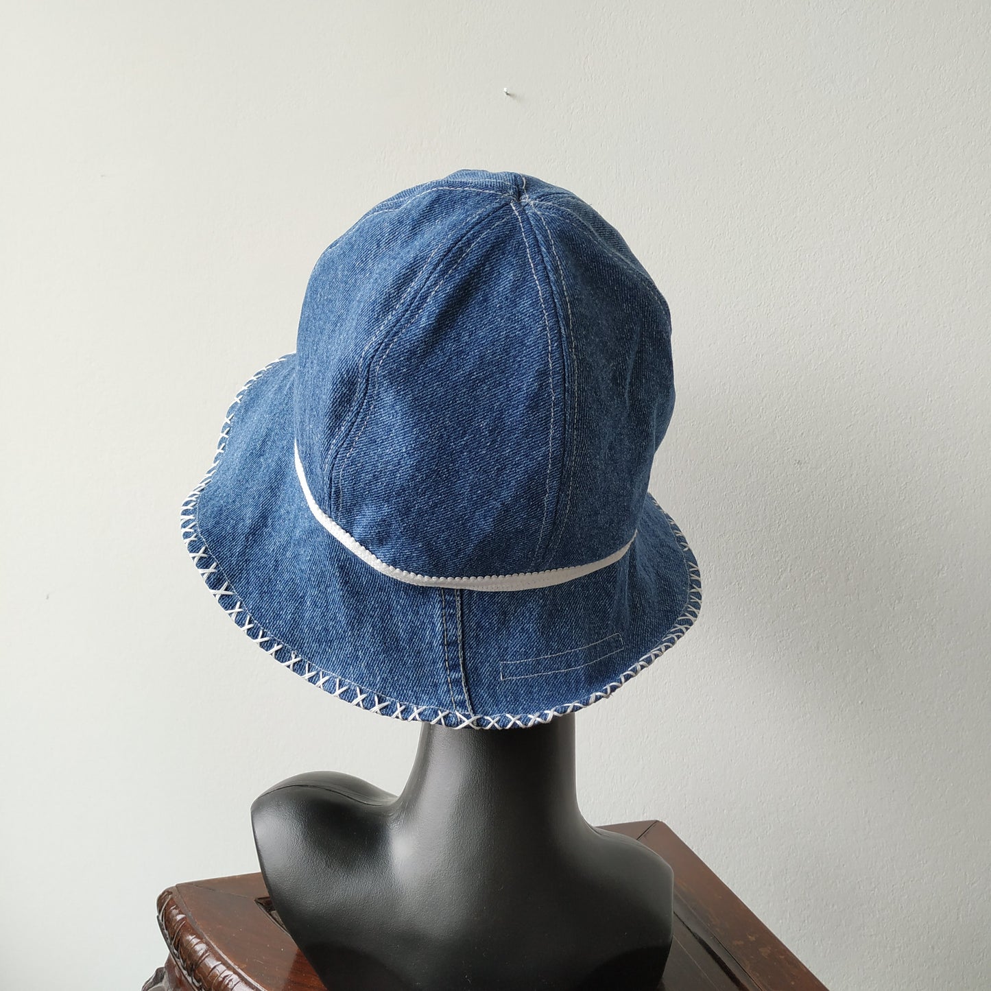Simple denim hat