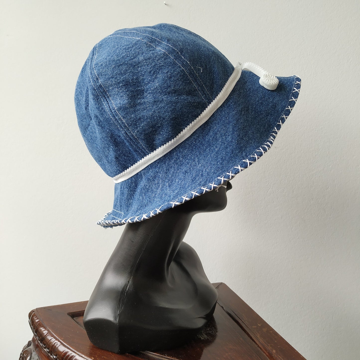 Simple denim hat