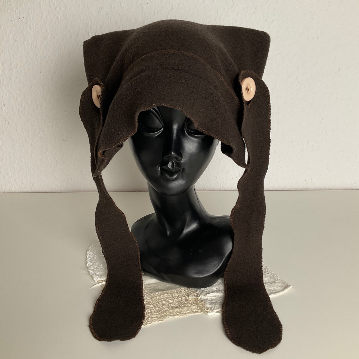 ꒰⑅ᵕ༚ᵕ꒱˖♡ dark brunette modular maiden bonnet ♡˖꒰ᵕ༚ᵕ⑅꒱