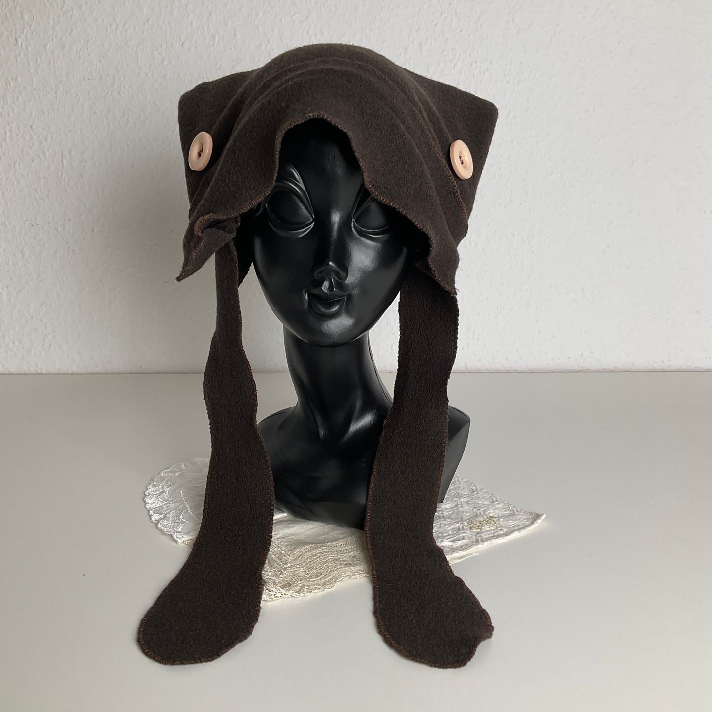 ꒰⑅ᵕ༚ᵕ꒱˖♡ dark brunette modular maiden bonnet ♡˖꒰ᵕ༚ᵕ⑅꒱