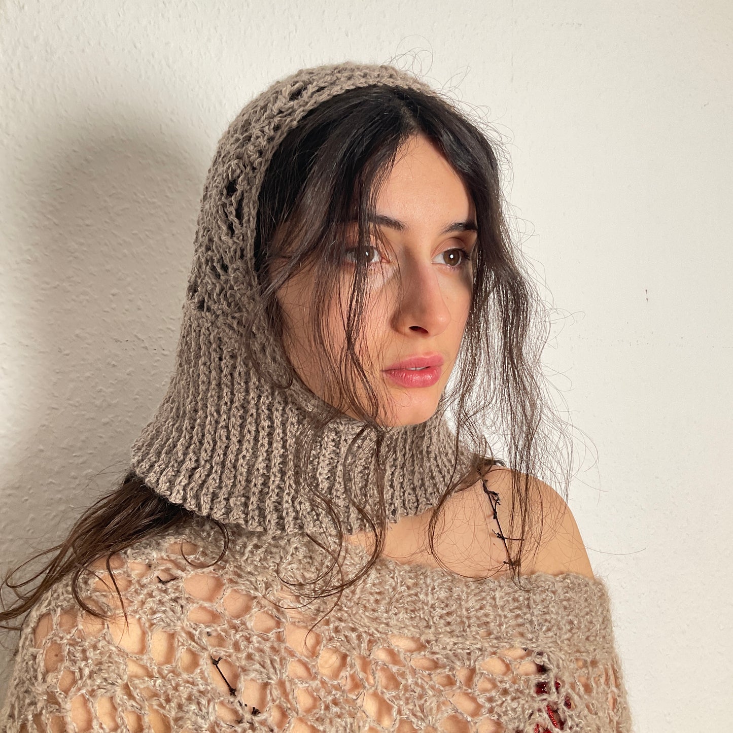 prototype 'helmet' ~ crochet balaclava from mođđe studio