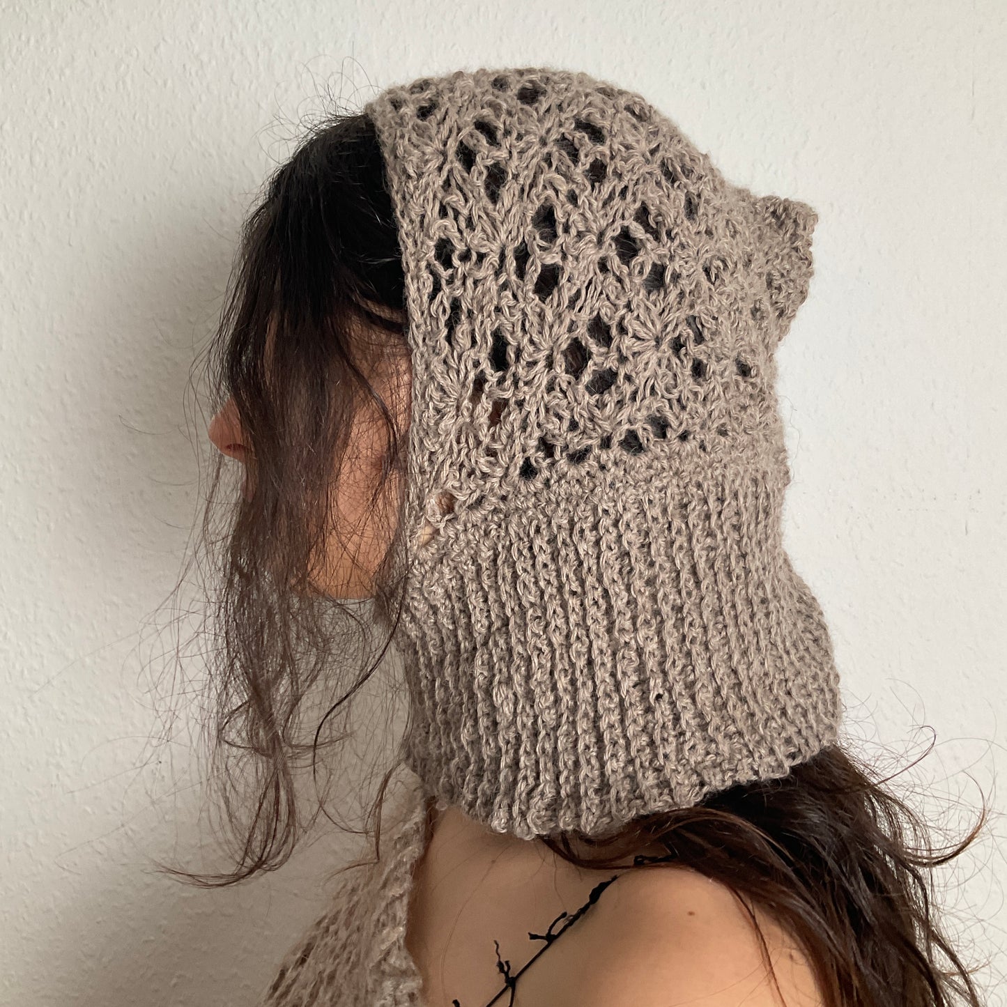 prototype 'helmet' ~ crochet balaclava from mođđe studio